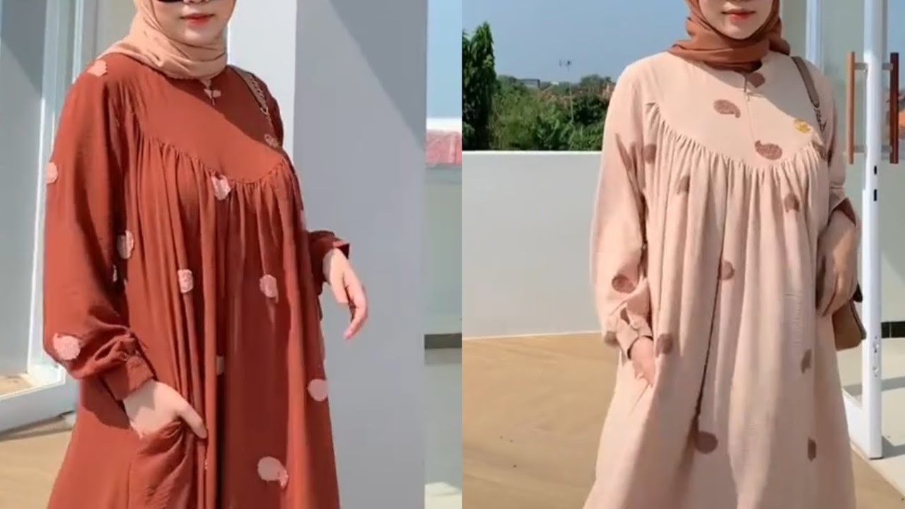 فستان صيفي ☀️للمحجبات ،💫سهل وأنيق يستحق التجربة