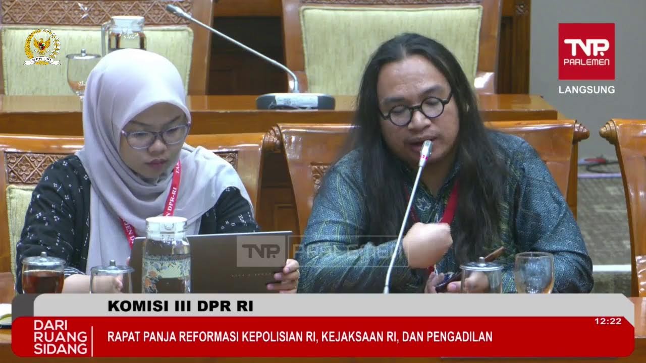 BREAKING NEWS - KOMISI III DPR RI RAPAT PANJA REFORMASI POLRI, KEJAKSAAN DAN PENGADILAN