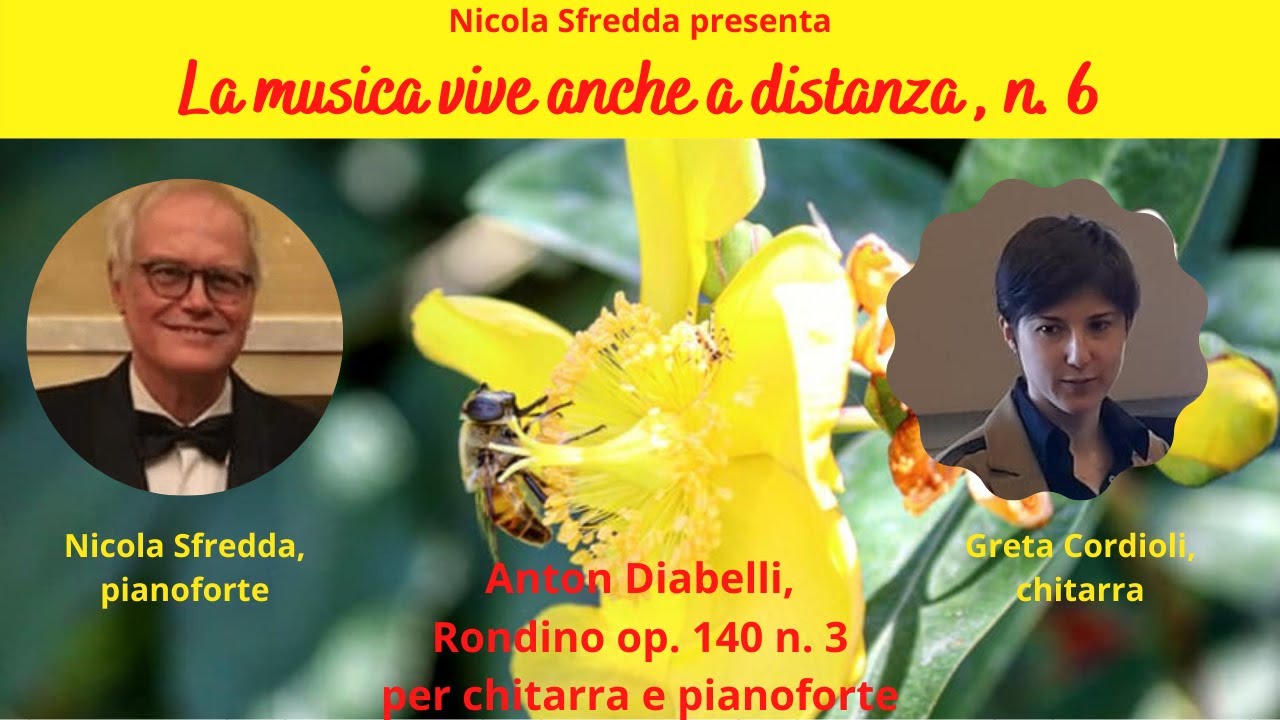 Diabelli, Rondino op. 140 n. 3. Greta Cordioli, chitarra. Nicola Sfredda, pianoforte *rarities*