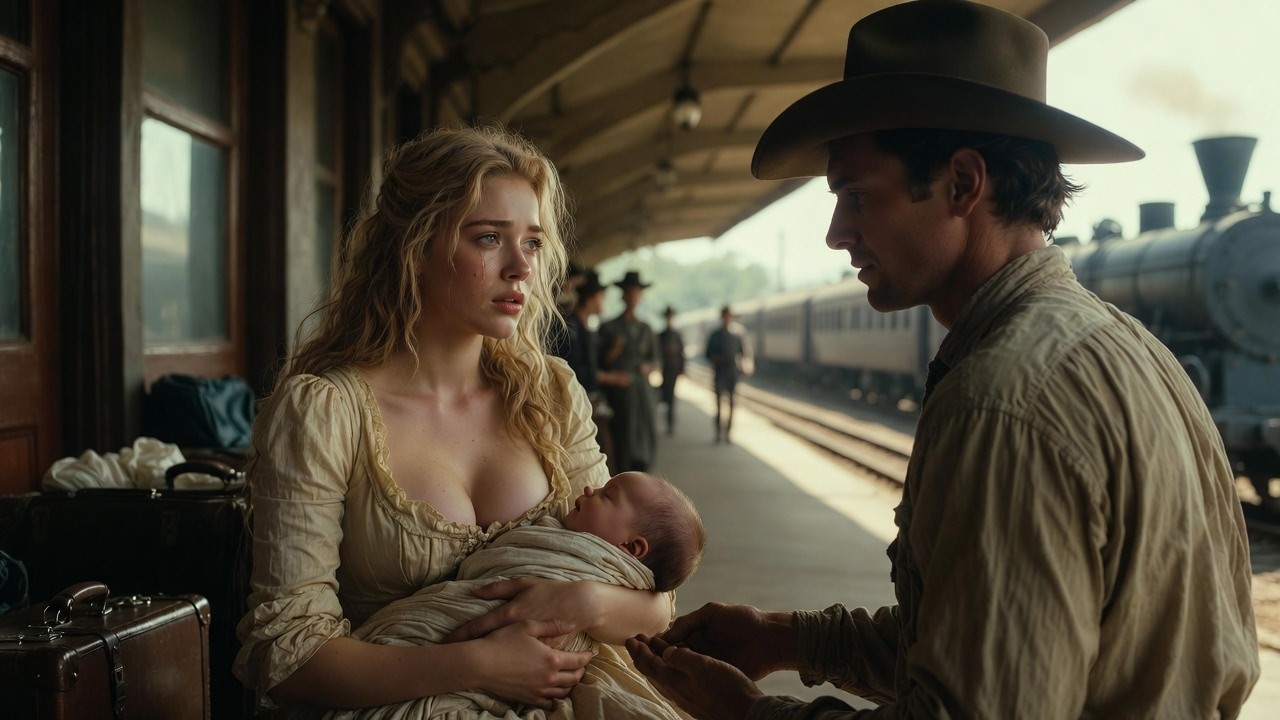 Nobody Came for the Virgin Mail-Order Bride and Her Baby—Then a Cowboy Said, 