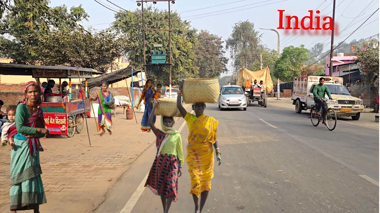 You may have never seen the streets and markets of India's villages on TV before #IndianRealLife