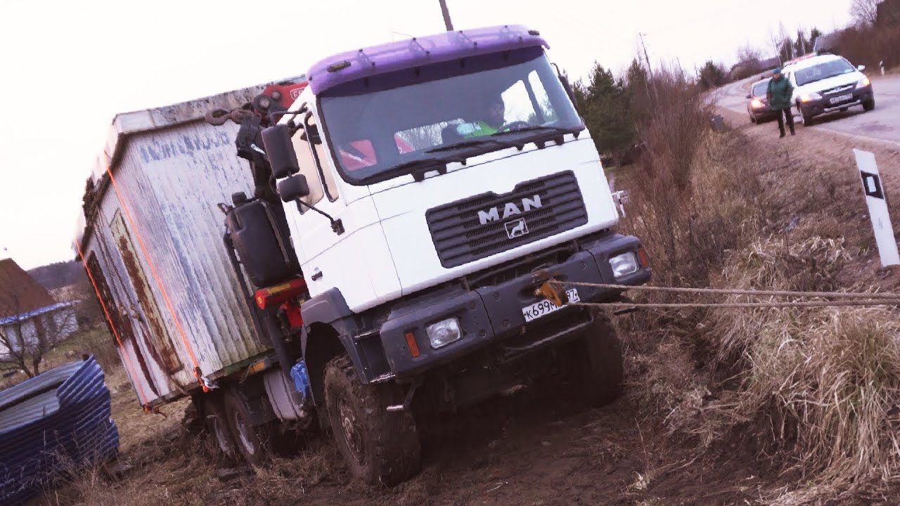 MAN 6X6 на бездорожье
