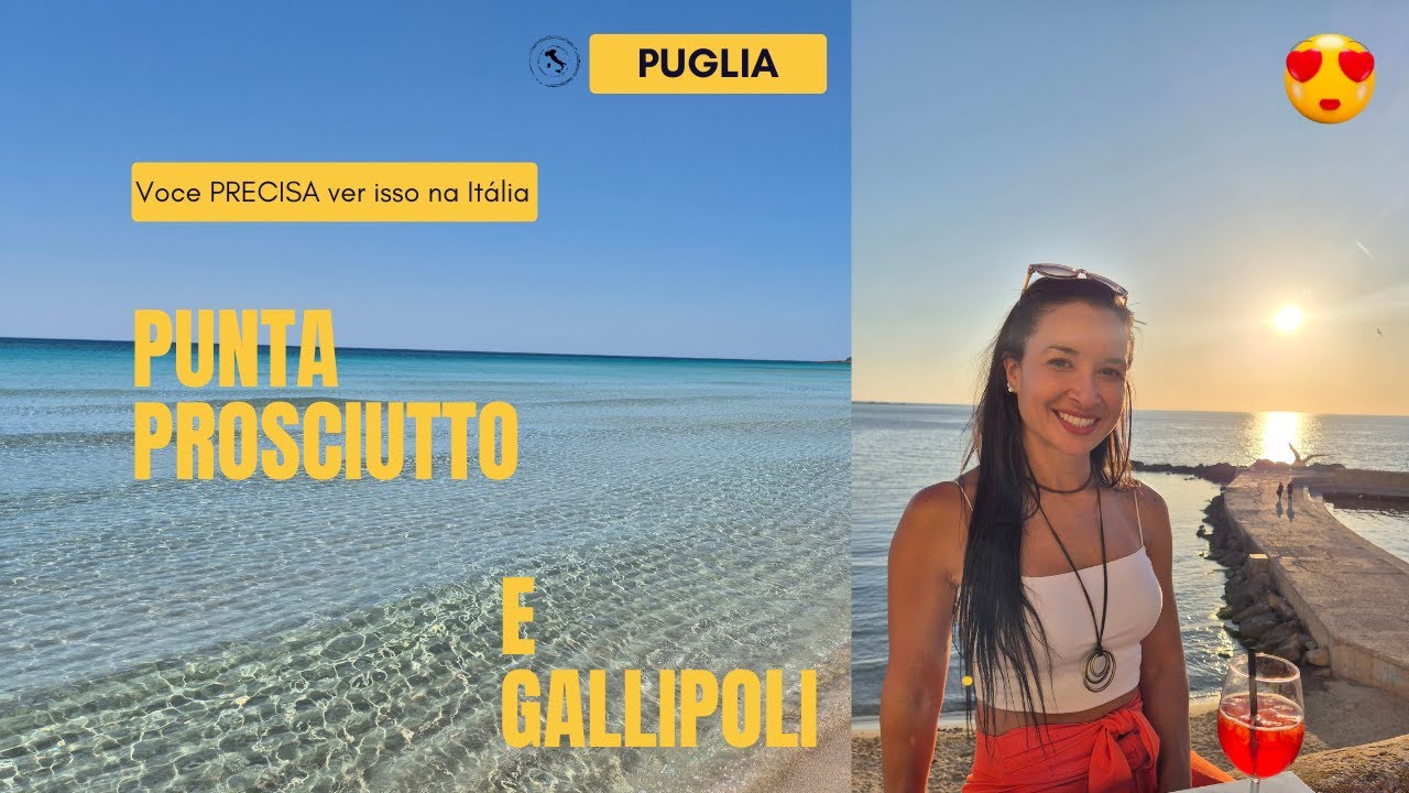 Punta Prosciutto e Gallipoli: parece o Caribe, mas &eacute; no sul da It&aacute;lia!