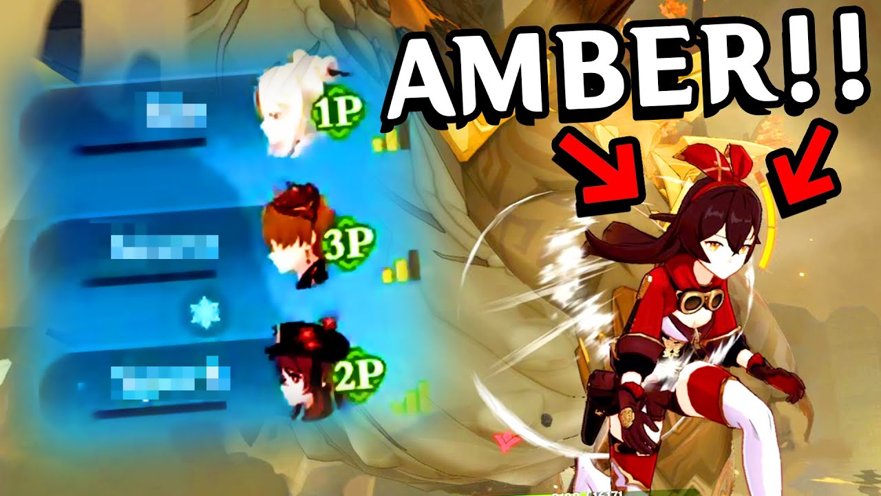 When People Let You Bring Amber Into Co-Op | Genshin Impact