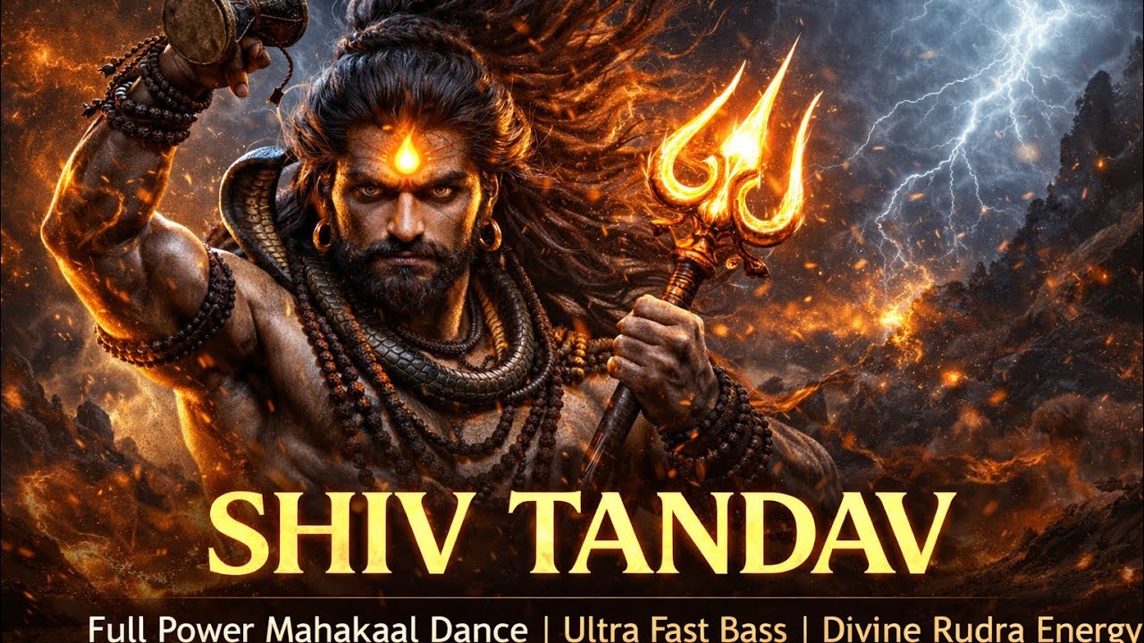 Shiv Tandav Stotram | Powerful Shiva Tandava Chant | Divine Energy of Lord Shiva | Full HD