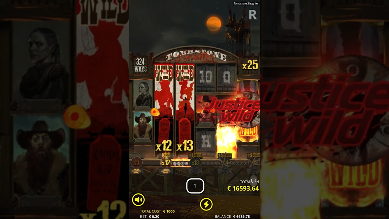 TOMBSTONE SLAUGHTER BIG WIN | Nolimit City NEW Slot 2025
