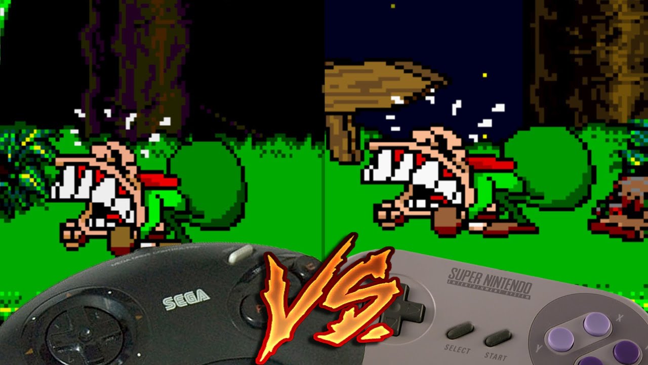 Sega Genesis Vs Super Nintendo - Boogerman: A Pick and Flick Adventure