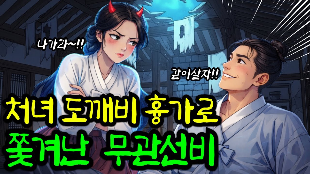 흉가로 억울하게 쫓겨난 무관과 처녀 도깨비와 황당한 동업으로 인생역전한 조선시대이야기ㅣ야담ㅣ민담ㅣ옛날이야기