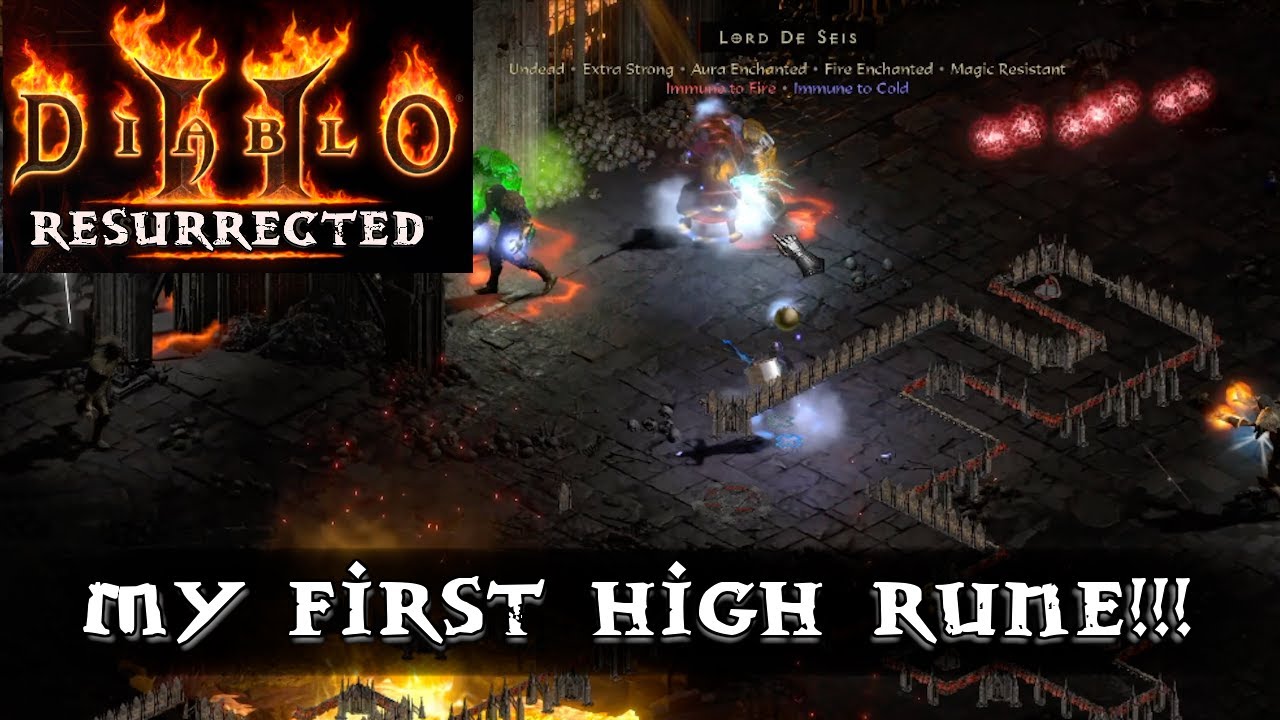 My First High Rune in Diablo 2 Resurrected!!!