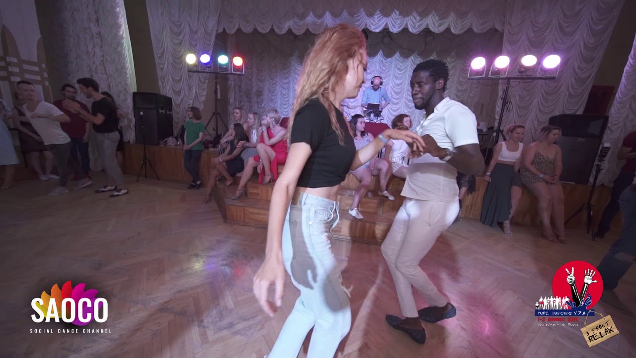 Tamba Salsache Hissirou and Alita Bru Salsa Dancing at 3 Front Relax in Lendvorets, Fri 02.08.2019