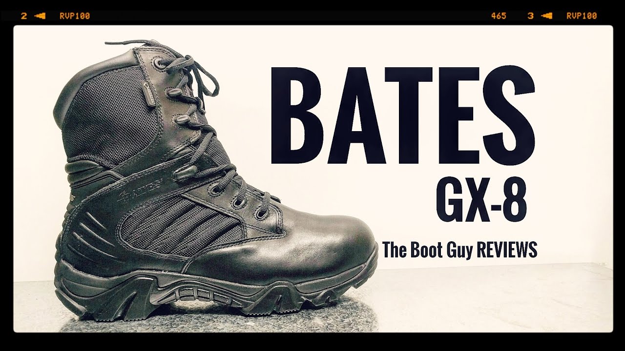BATES (E02268) GX-8 SIDE ZIP BOOT WITH GORE-TEX [ The Boot Guy Review]