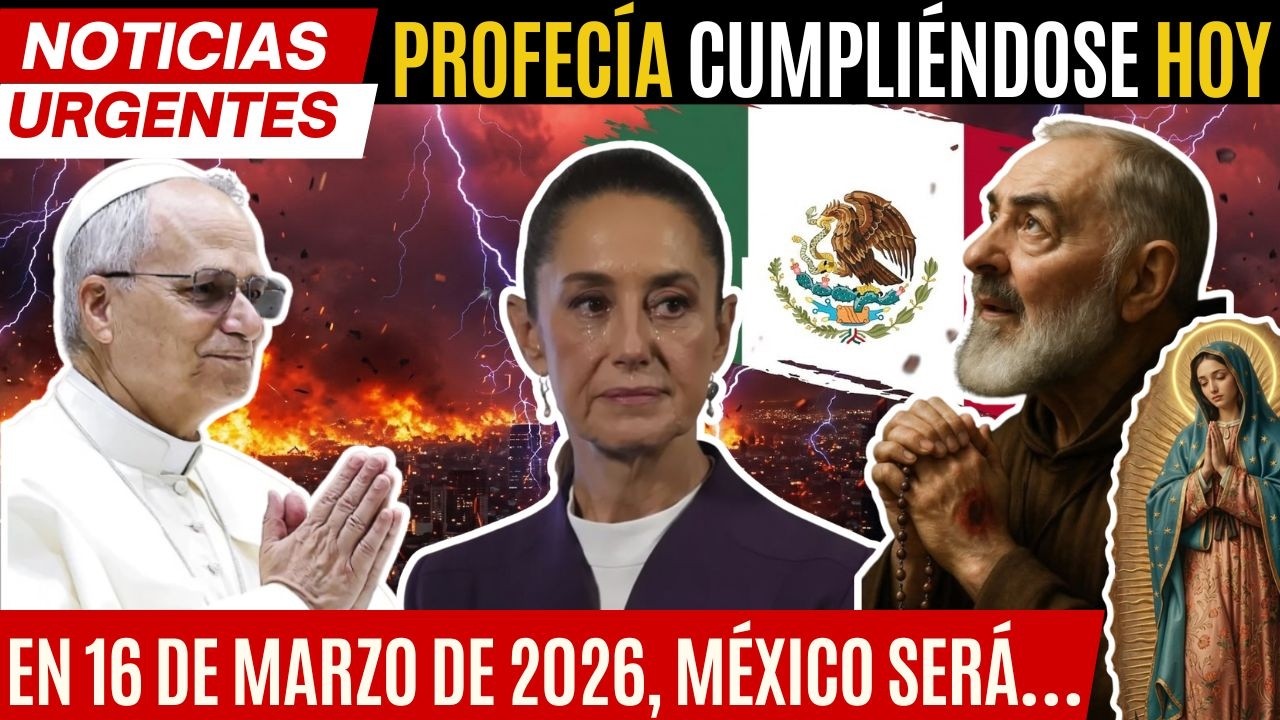🚨URGENTE: Papa León 14 Reveló Profecía Guadalupe y Padre Pío Apunta A México Y El Mundo La Sentirá!