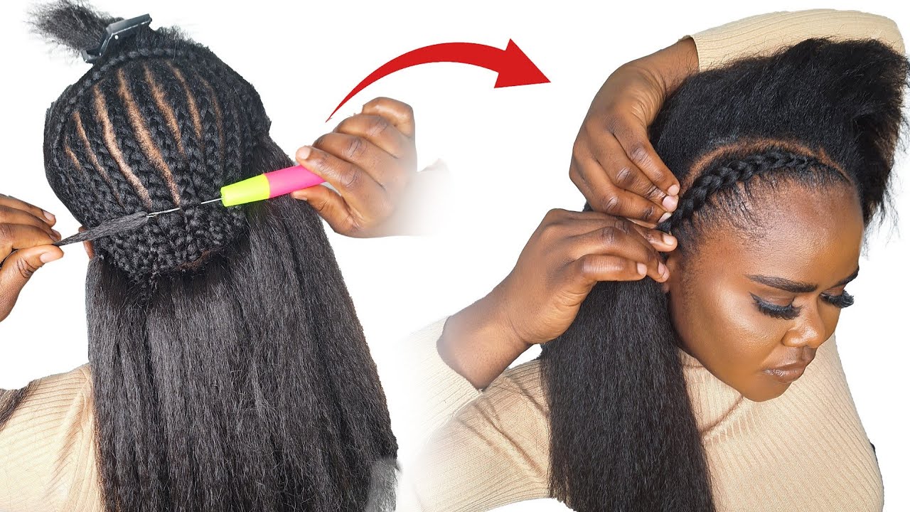 Quick And Easy Crochet Hairstyle/ Beginner Friendly