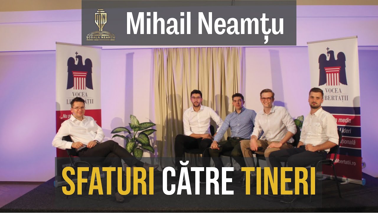 Sfaturi către tineri | ȘCOALA NEAMȚU