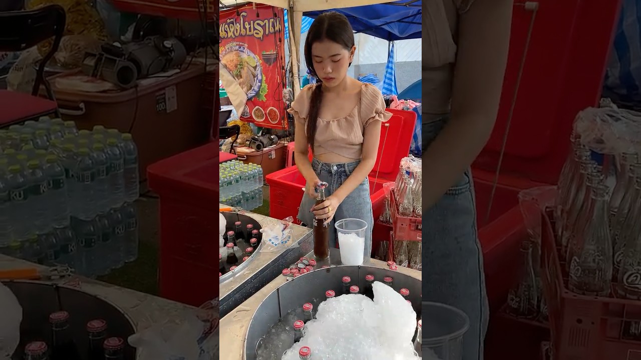Ice Cold Coca-Cola | Thai Street Food #shorts