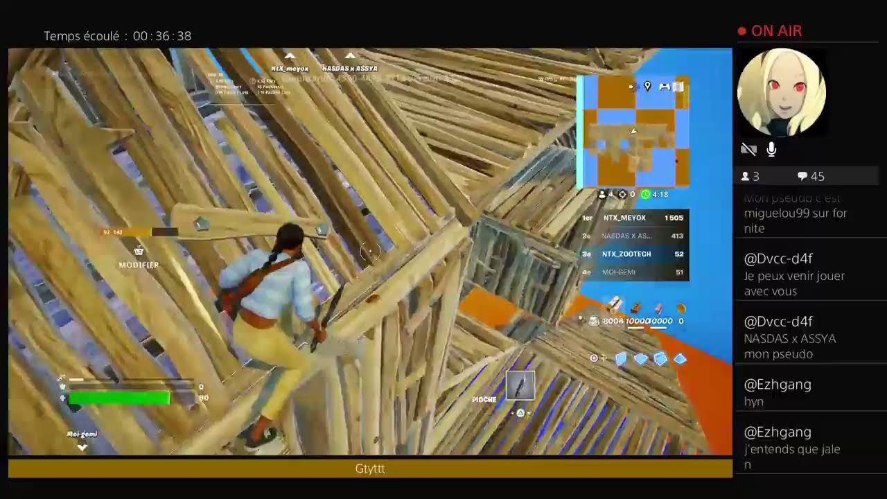 Live fortnite FR on chill en reload