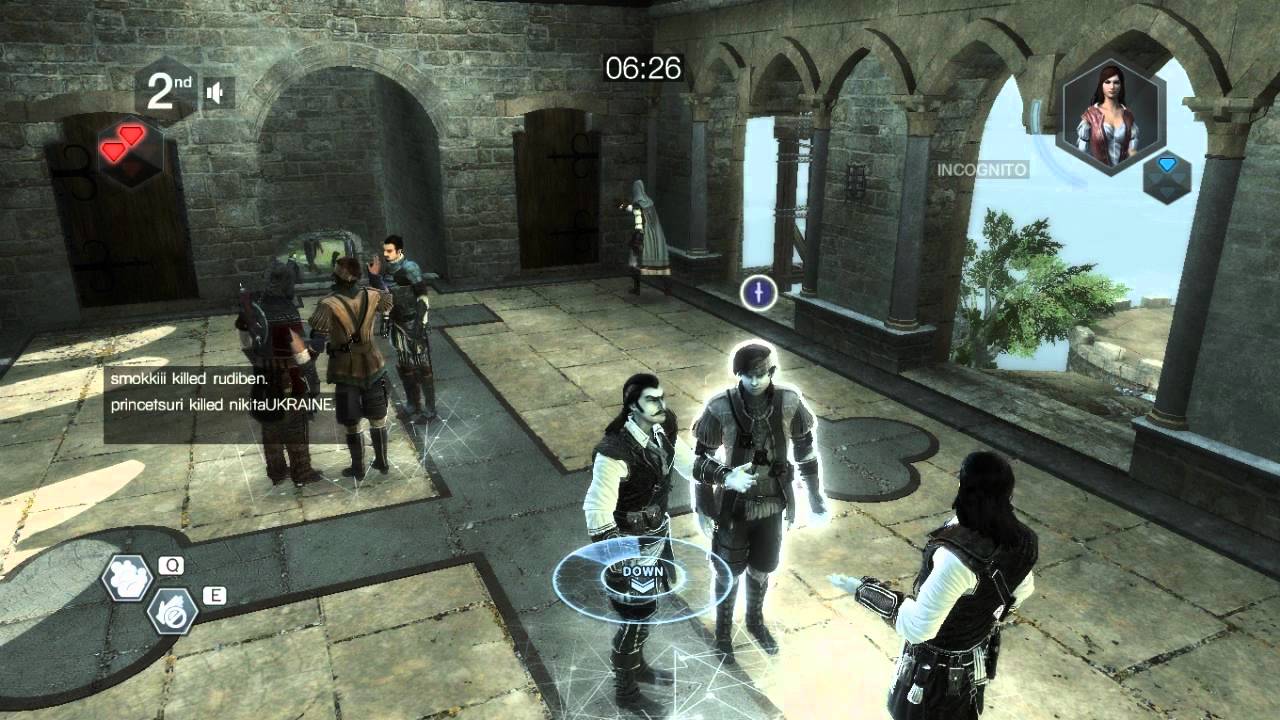 Assassin's Creed Brotherhood Multiplayer PC (Wanted | Mont St-Michel | Barber)