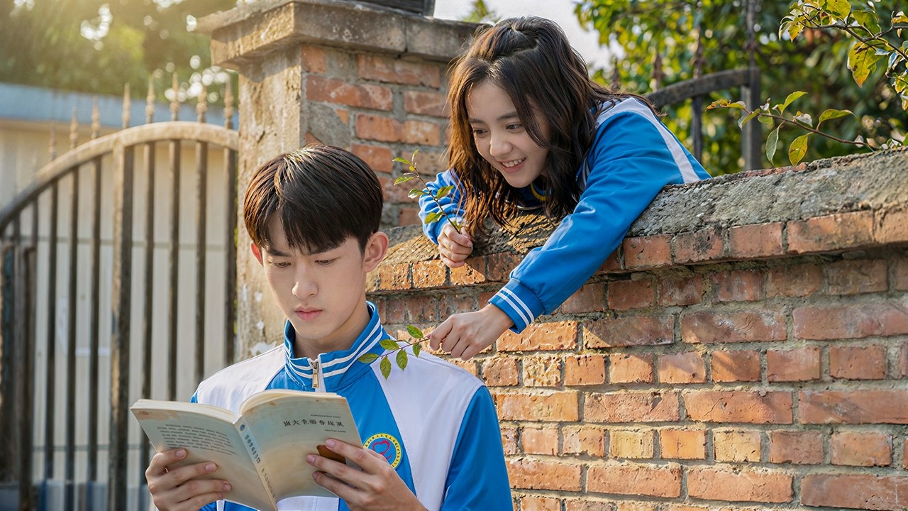 A socially anxious genius is thrown into chaos by a hyperactive girl on his first day of school