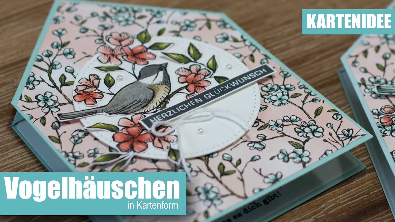 Vogelhäuschen-Karte | Vogelgarten | Frei wie ein Vogel | Alles im Block | Frühling | Stampin' Up!