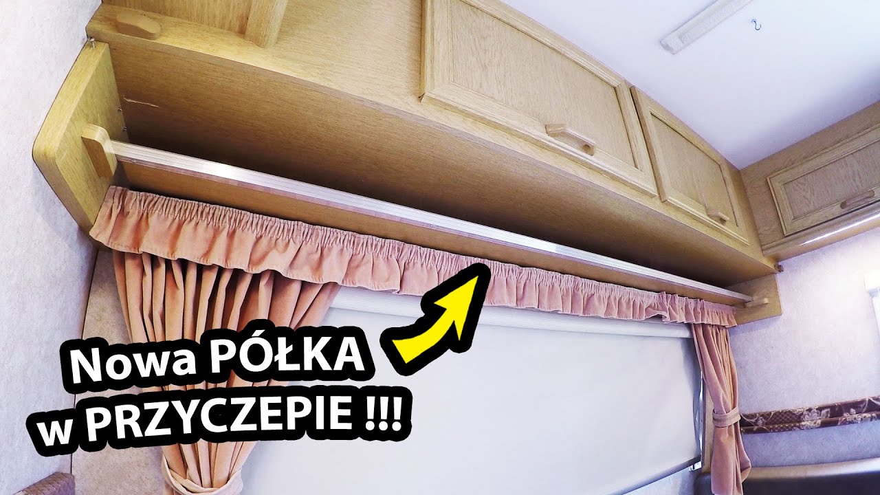 Wzmacniam Bagażnik w Przyczepie Kempingowej !!! - Nowa Półka na Sprzęt Elektroniczny (Vlog #441)