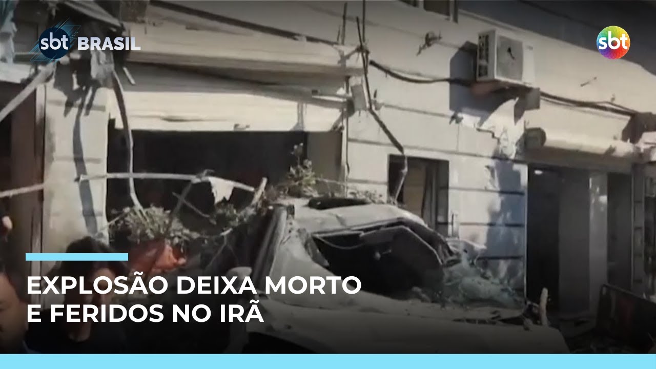 Explosão por vazamento de gás mata um e fere 14 no porto de Bandar Abbas, no Irã | #SBTBrasil