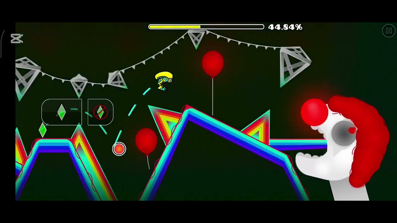 Primer gameplay de gd me pasó crazy 3 en práctica! (Cómo por décima vez).