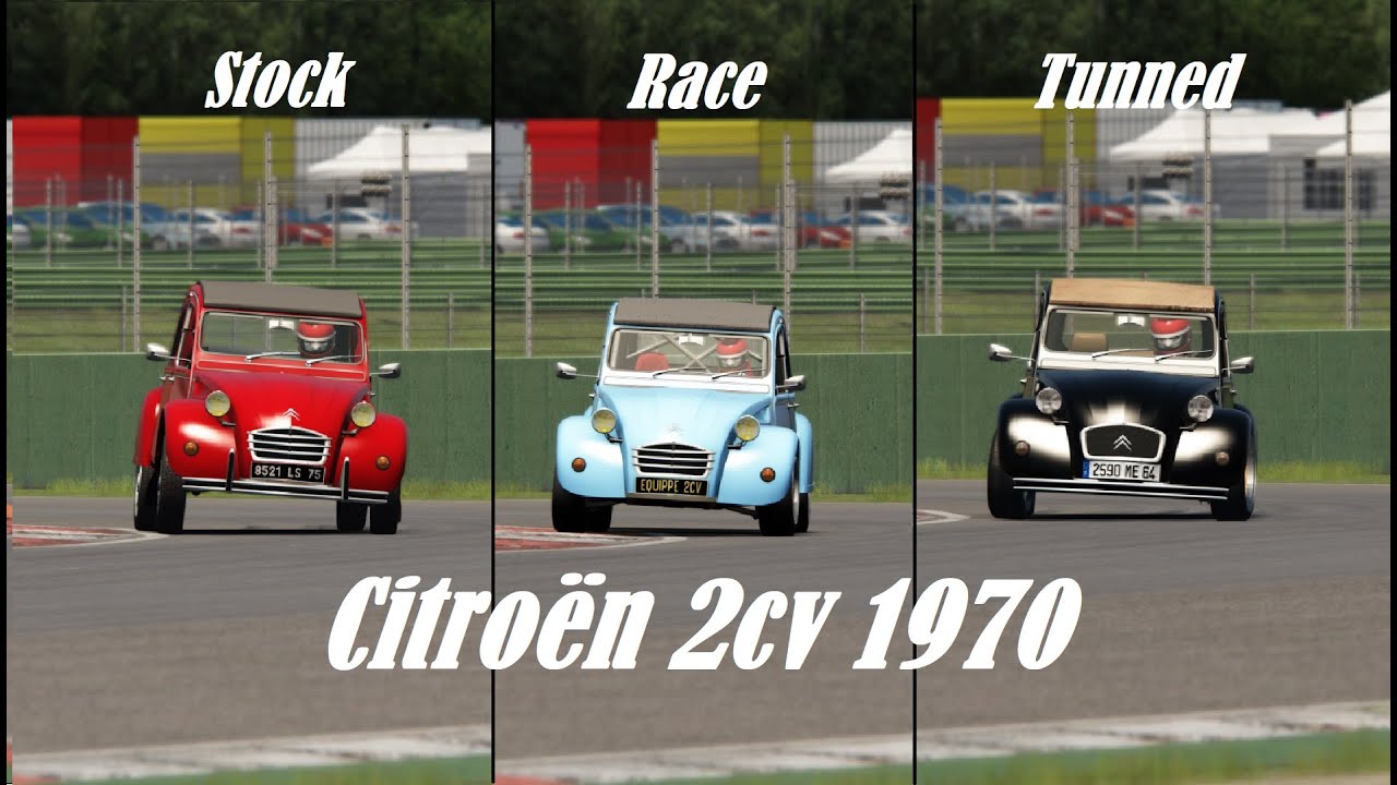 Assetto Corsa - Citro&euml;n 2cv Stock/Race/Tunned Mod