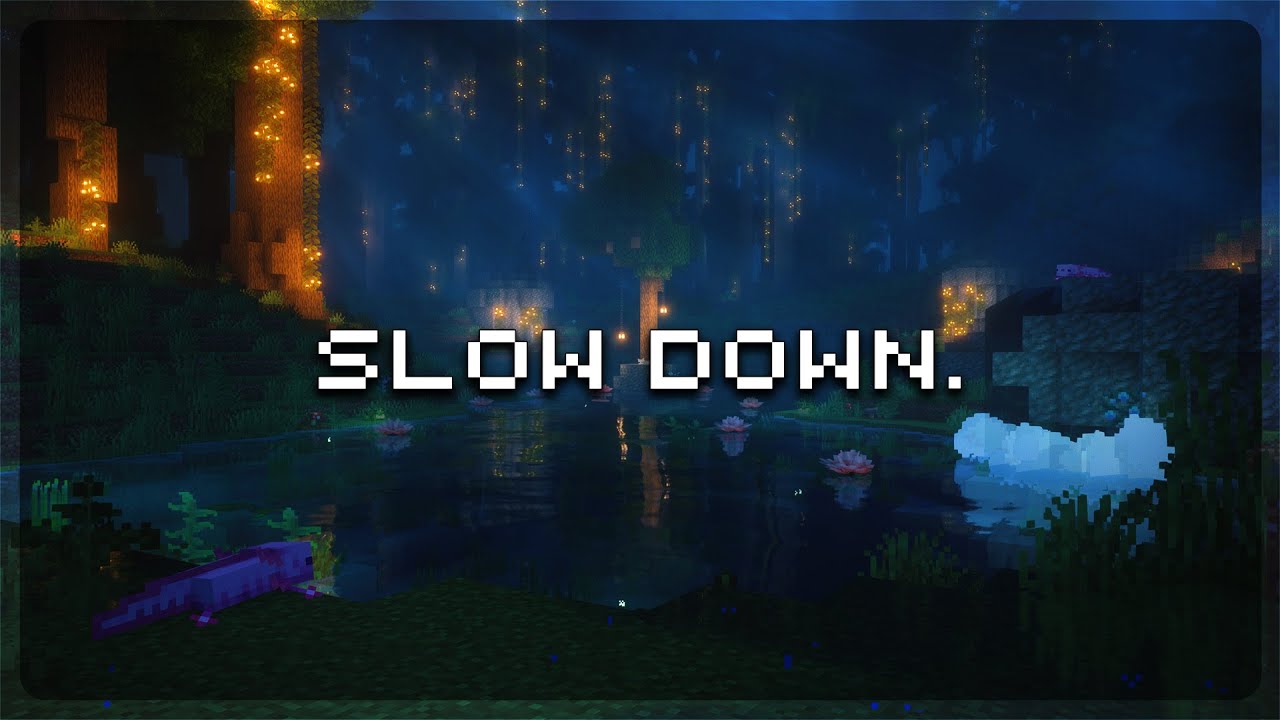 🌧️ slow down, it’s raining... (minecraft music & rain ambience)