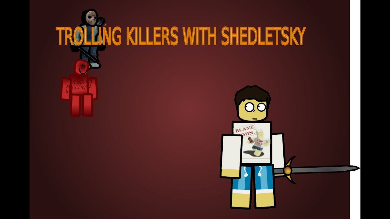 attempting to troll killers in roblox Forsaken with Shedletsky!