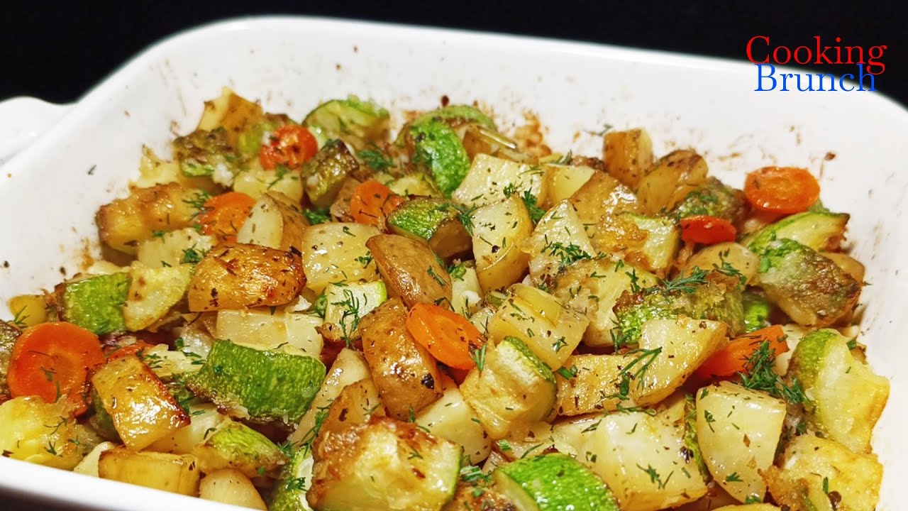 Картошка с кабачками в духовке. Лучший рецепт от подписчиков!