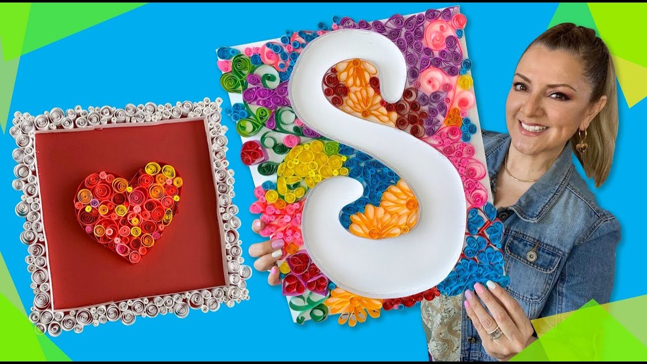 Una idea genial para hacer en casa Cuadros de colores con la técnica de Filigrana #ChuladasCreativas
