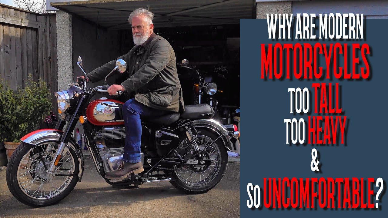 🚨 WHY are modern Motorcycles Too TALL, Too Heavy & Too Uncomfortable? What can you do about it?