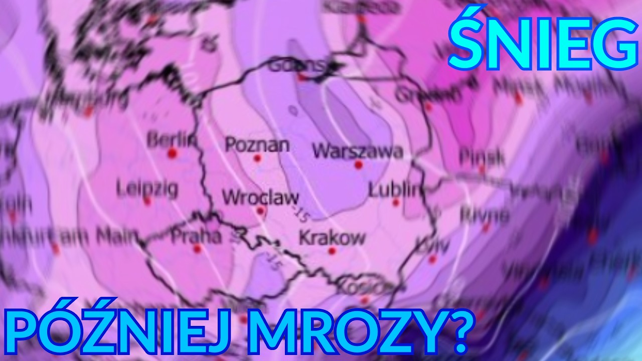 ❄️🌡️ Śnieg w weekend, potem powrót silnych mrozów?