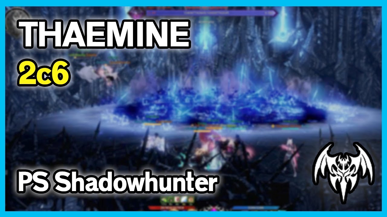 PS Shadowhunter 2c6 Gate 3 Thaemine Hard (Lost Ark)