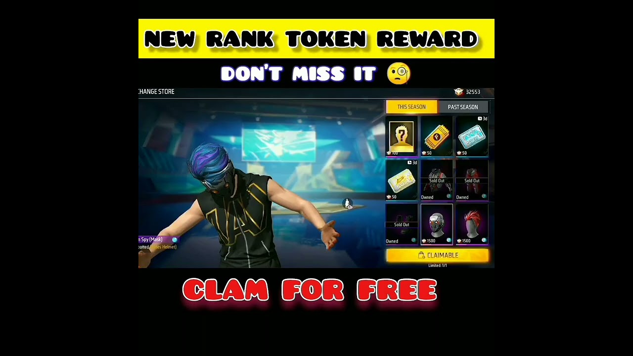 Clam new legendary bundle for free ||New rank token rewards || Free rewards for all || FF new glitch