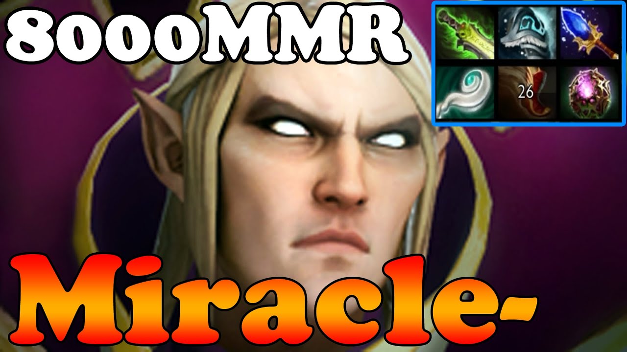 Dota 2 - Miracle- 8000MMR Plays Invoker vol 17 - Ranked Match Gameplay