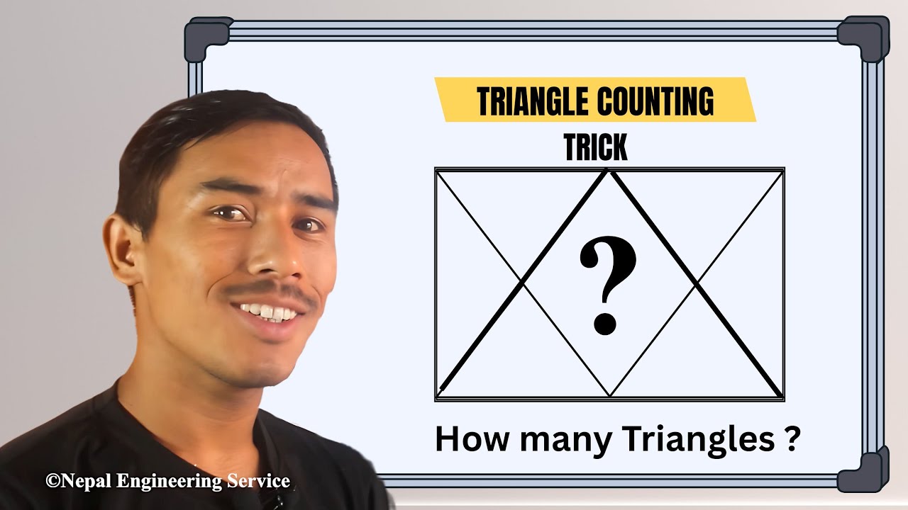 Triangle counting trick. ||Nepal engineering service||