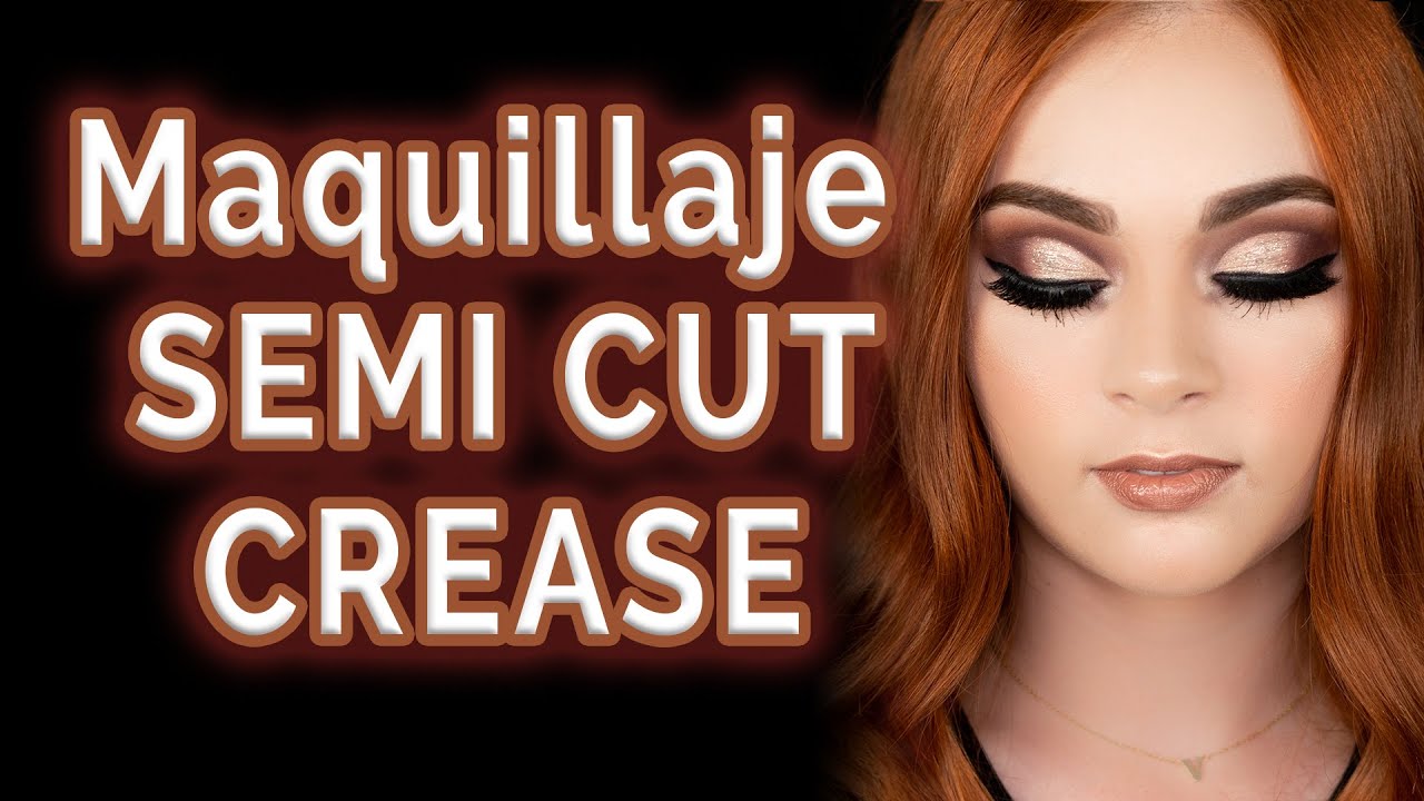 Maquillaje SEMI CUT CREASE paso a paso 💁😘💄💋