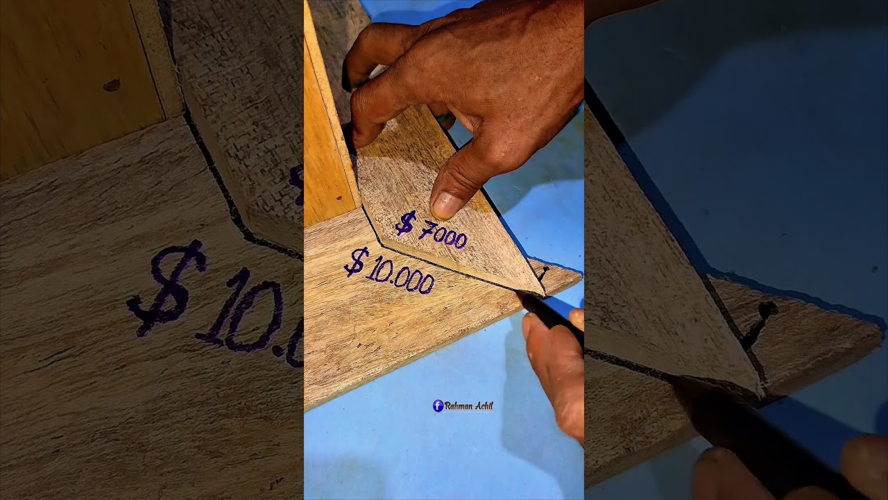 a quick way to measure the angle position of various sized pieces of wood