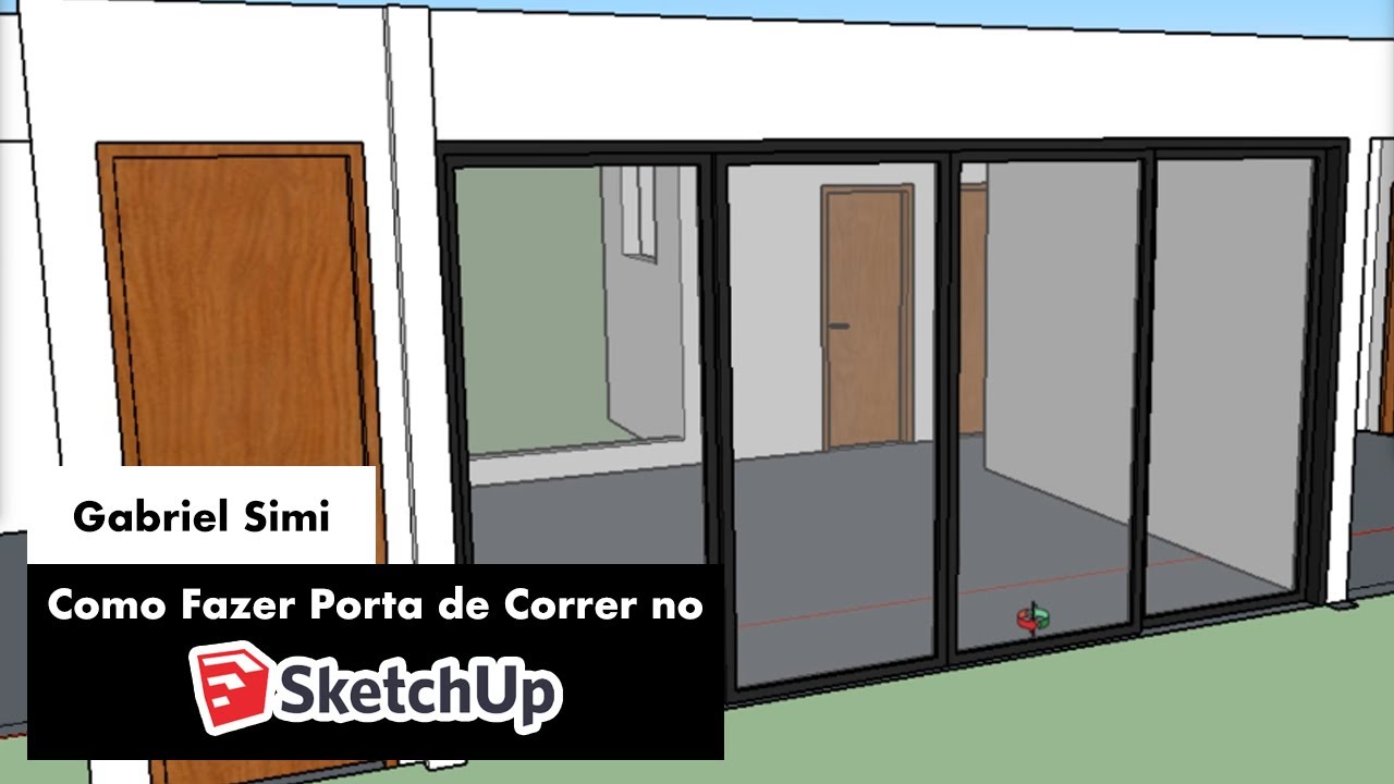 Com Fazer Porta de Correr no SketchUp