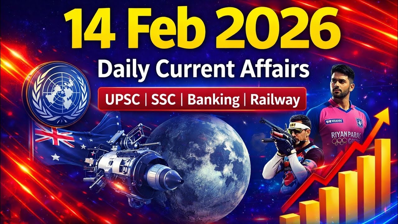 14 February 2026 Current Affairs | Daily Current Affairs 2026 | UPSC SSC Banking Railway