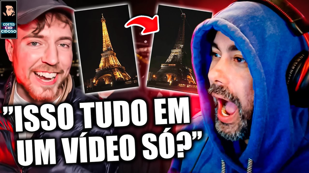 MR. BEAST APAGANDO A TORRE EIFFEL E DANDO ROLÊ COM O PEWDIEPIE PELO JAPÃO