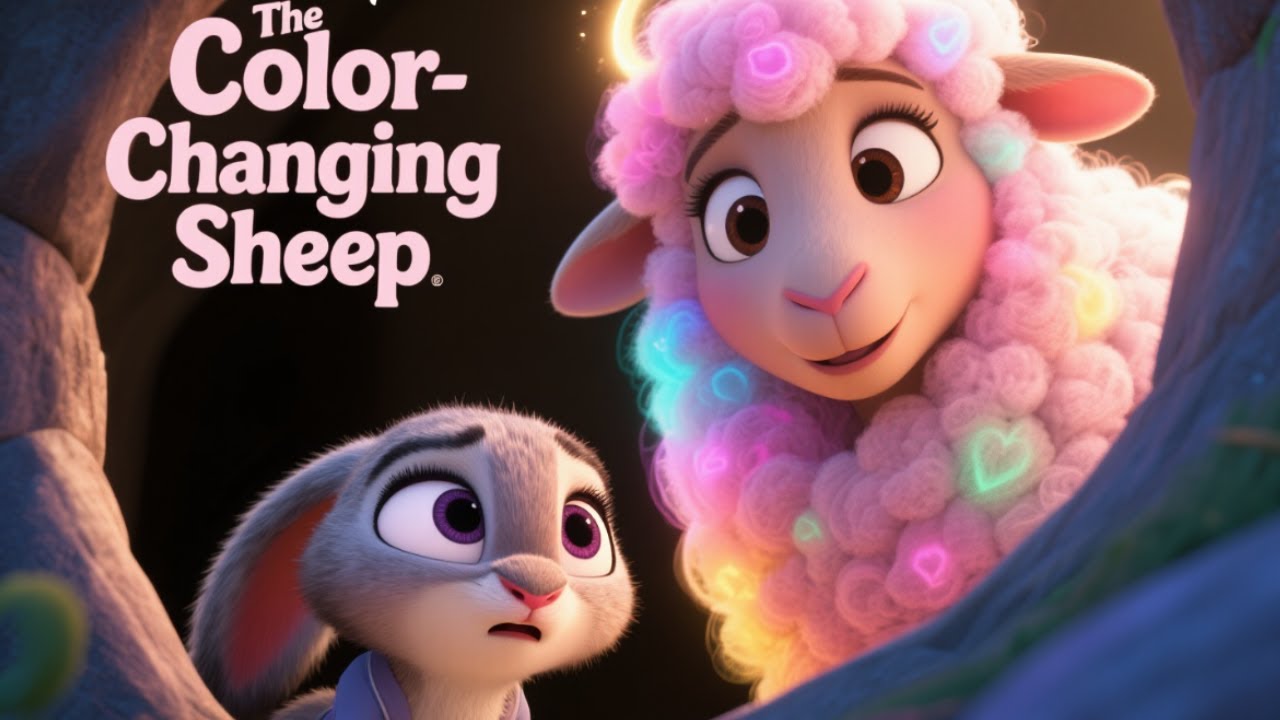 The Color-Changing Sheep 🐑 |  Bedtime Story for Kids | MoonMagic Bedtime Stories