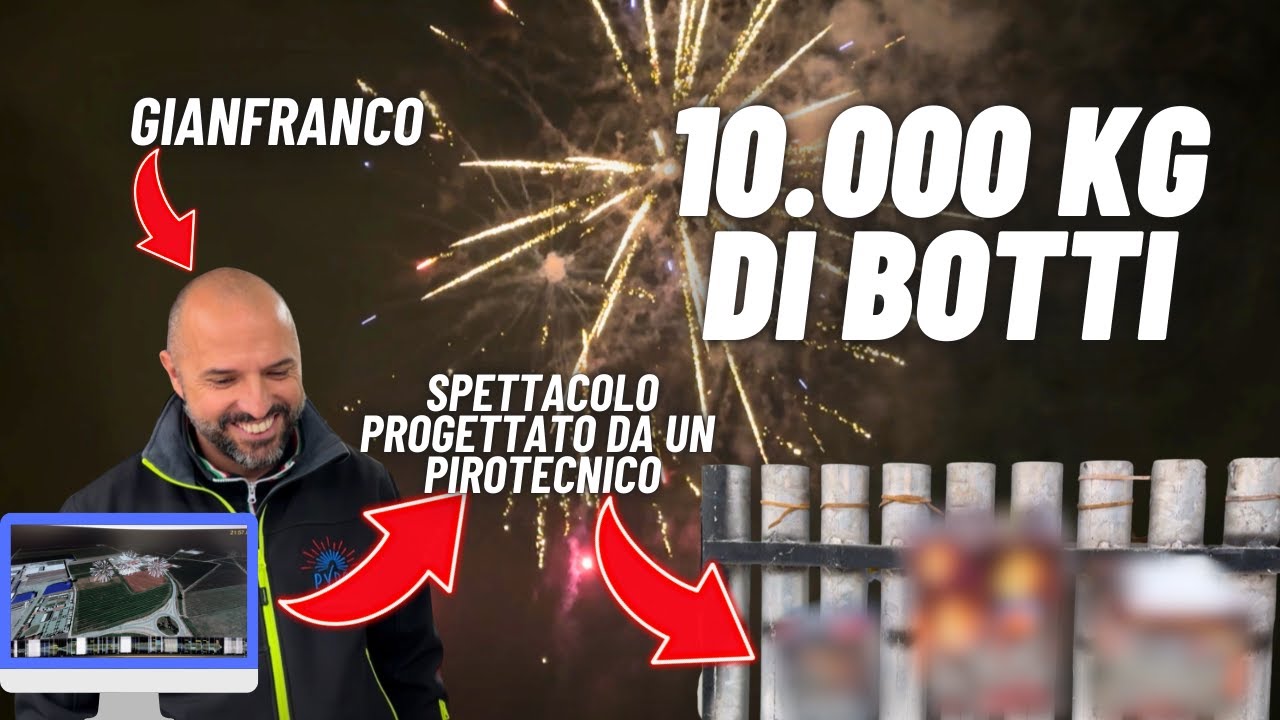 Shopping Tour in un NEGOZIO da 10.000 KG di BOTTI e  SPETTACOLO PIROTECNICO creato da GIANFRANCO