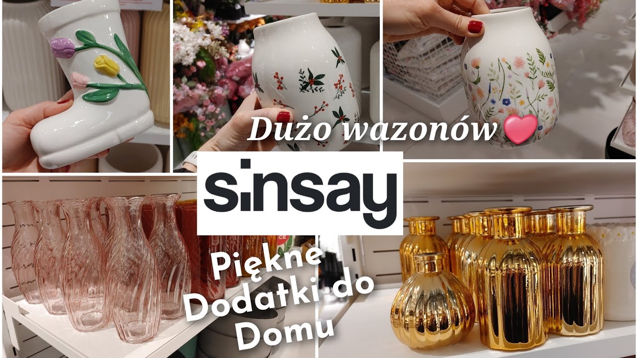 SINSAY🛍️ŚLICZNE WAZONY 🛍️DODTAKI DO DOMU KTÓRE MUSISZ ZOBACZYĆ