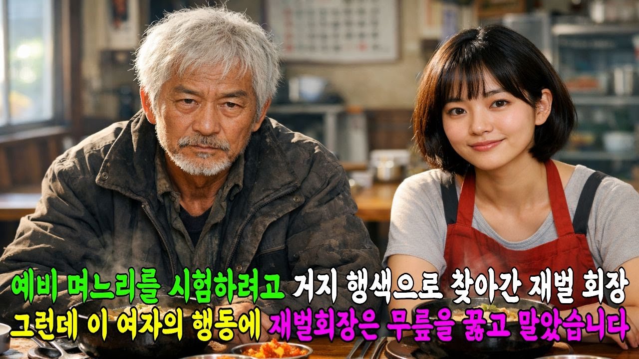 67년 만에 무릎 꿇은 재벌 회장…통장 500만원 국밥집 주인이 며느리? 이 여자의 정체#재벌 #감동사연 #국밥집 #사연루틴 #휴먼드라마