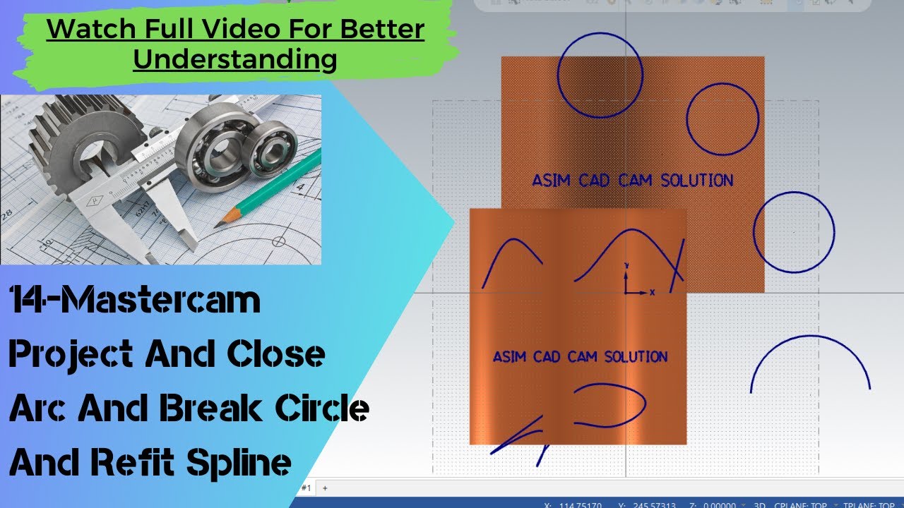 14-Mastercam Project Curve 