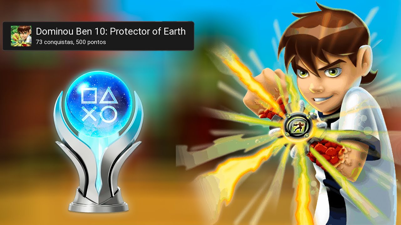 PLATINEI O MELHOR JOGO DO BEN 10! | Ben 10: Protector of Earth