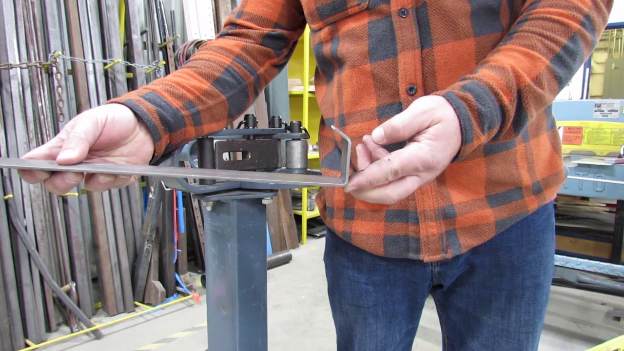 How to setup and use compact bender for flat stock