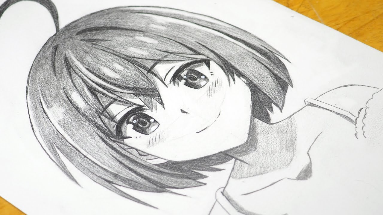 Anime Drawing | How to Draw Cute Anime Girl 